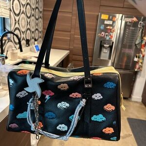 Colorful Cloud Patterned Women's Bag